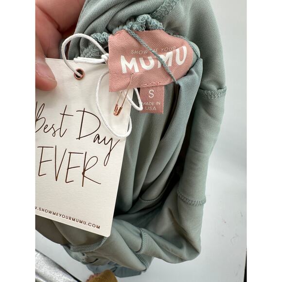 SHOW ME YOUR MUMU Jen Maxi Dress in Mint // S - Picture 13 of 16